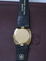 Patek Philippe Ellipse, 18k Gold Head on Leather (Ref. 3848)