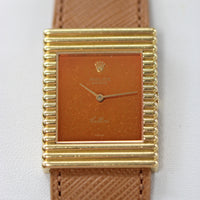 Rolex Cellini, Orange Mirror Dial, 18k Gold