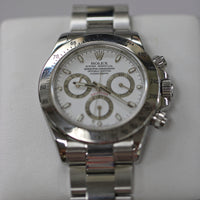 Rolex Cosmograph Daytona, Stainless Steel, White Dial (Ref. 116520)