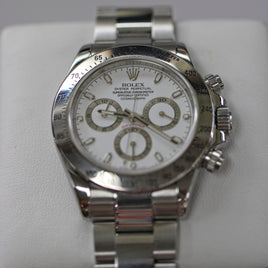 Rolex Cosmograph Daytona, Stainless Steel, White Dial (Ref. 116520)