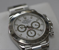 Rolex Cosmograph Daytona, Stainless Steel, White Dial (Ref. 116520)