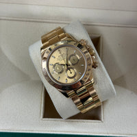 Rolex Cosmograph Daytona Yellow Gold Champagne Dial Ref. 116528