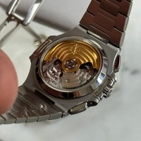 Patek Philippe Nautilus Chronograph Stainless Steel Blue Dial Ref. 5980/1A