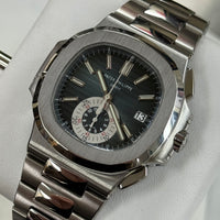 Patek Philippe Nautilus Chronograph Stainless Steel Blue Dial Ref. 5980/1A