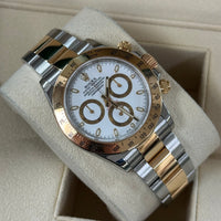 Rolex Cosmograph Daytona Two Tone White - Ref. 116523