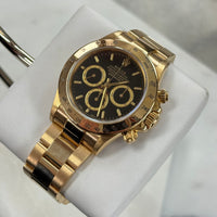 Rolex Cosmograph Daytona "Zenith" Yellow Gold Black Dial Ref. 16528