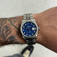 Rolex DateJust 36 Sodalite Diamond Ref. 16234