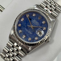 Rolex DateJust 36 Sodalite Diamond Ref. 16234