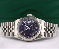 Rolex 36mm DateJust, Purple Buckley Dial (Ref. 16014)