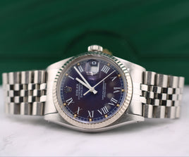 Rolex 36mm DateJust, Purple Buckley Dial (Ref. 16014)