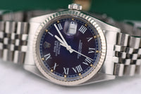 Rolex 36mm DateJust, Purple Buckley Dial (Ref. 16014)