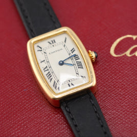 Cartier Fabergé Tonneau Paris 18k Gold (Ref. 67082)