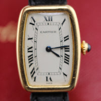 Cartier Fabergé Tonneau Paris 18k Gold (Ref. 67082)