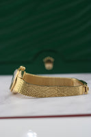 Rolex DateJust 26mm, Green Stella Dial, Mesh Bracelet (Ref. 6904)