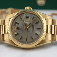 Rolex 36mm Day-Date, Grey Patina Dial (Ref. 1803)