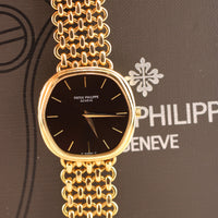 Patek Phillipe Hexagonal Ellipse 18k Yellow Gold, Dark Dial (Ref. 3861/002)