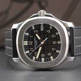 Patek Philippe Aquanaut, Black on Rubber (Ref. 5064A)