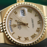 Rolex Oysterquartz Day-Date "Pyramid," Cream Dial (Ref. 19028)