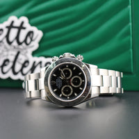 Rolex Daytona, Black Dial Steel Bezel (Ref. 116520)