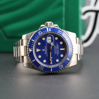 Rolex Submariner, "Smurf" White Gold (Ref. 116619LB)