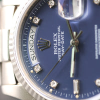 Rolex 36mm Day-Date "Purple Diamond" Dial, White Gold President (Ref. 18039)