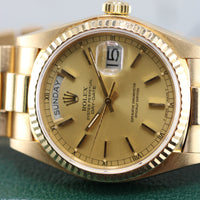 Rolex 36mm Day-Date "Tony Soprano" Champagne Dial (Ref. 18038)