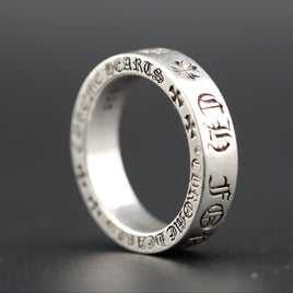 Chrome Hearts Forever Spacer Ring, Size 10