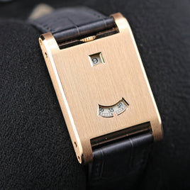 Cartier Tank a Guichets, 25mm 18k Rose Gold (Ref. WGTA0235)