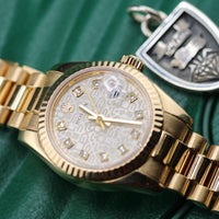 Rolex Ladies DateJust 26mm President, Anniversary Diamond Dial (Ref. 178179)