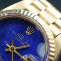 Rolex Ladies DateJust, Lapis Lazuli Dial, Bark South American Bracelet (Ref. 6917)