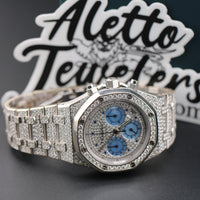 Audemars Piguet White Gold Royal Oak Chronograph *Factory Diamonds* Ref. 25978BC
