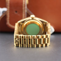 Rolex Day-Date 36mm, Green Stella Dial, All Original (Ref. 18038)