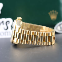 Rolex Day-Date 36mm, Champagne String Diamond Dial with Sapphire (Ref. 18238)