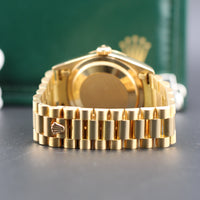 Rolex Day-Date 36mm, Champagne String Diamond Dial with Sapphire (Ref. 18238)