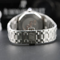 Audemars Piguet Lady Royal Oak Ice Blue Dial, Diamond Bezel (Ref. 77321ST)