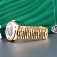 Rolex Day-Date 36mm, Black Diamond Dial (Ref. 118238)