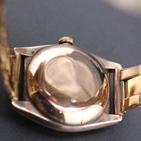 Rolex Oyster Bubbleback "Hemmingway" in Rose Gold, 1940's era (Ref. 3131)