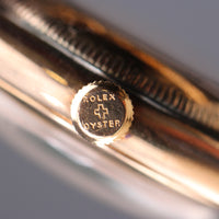 Rolex Oyster Bubbleback "Hemmingway" in Rose Gold, 1940's era (Ref. 3131)