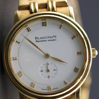 Blancpain Villeret Minute Repeater Yellow Gold Ref. 0033