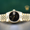 Rolex DateJust 36mm Onyx Dial on Jubilee (Ref. 16018)