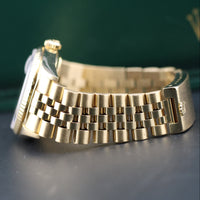 Rolex DateJust 36mm Onyx Dial on Jubilee (Ref. 16018)