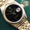 Rolex DateJust 36mm Onyx Dial on Jubilee (Ref. 16018)
