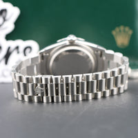 Rolex Day-Date 36 Platinum Salmon Roman Dial (Ref. 18206)