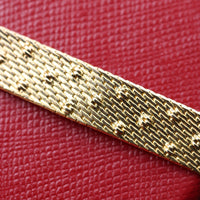 Cartier Duoplan Coulissant, 18k Gold + Custom Gold Bracelet