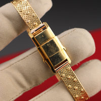 Cartier Duoplan Coulissant, 18k Gold + Custom Gold Bracelet
