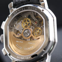 Daniel Roth Chronograph, Black Dial with Rose (S247)