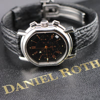 Daniel Roth Chronograph, Black Dial with Rose (S247)