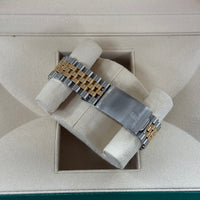 Rolex DateJust 36 18k Yellow Gold/Stainless Steel Blue Vignette Diamond Dial (Ref. 16233)