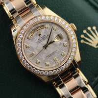 Rolex Masterpiece Meteorite Dial, Tricolor, Diamond Bezel and Markers (Ref. 18948)