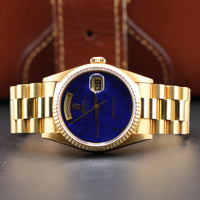 Rolex 36mm Day-Date, Lapis Dial President (Ref. 18238)